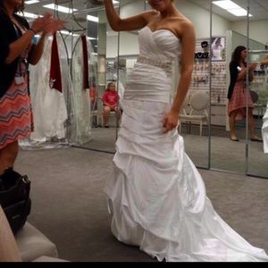 Wedding dress from David’s bridal